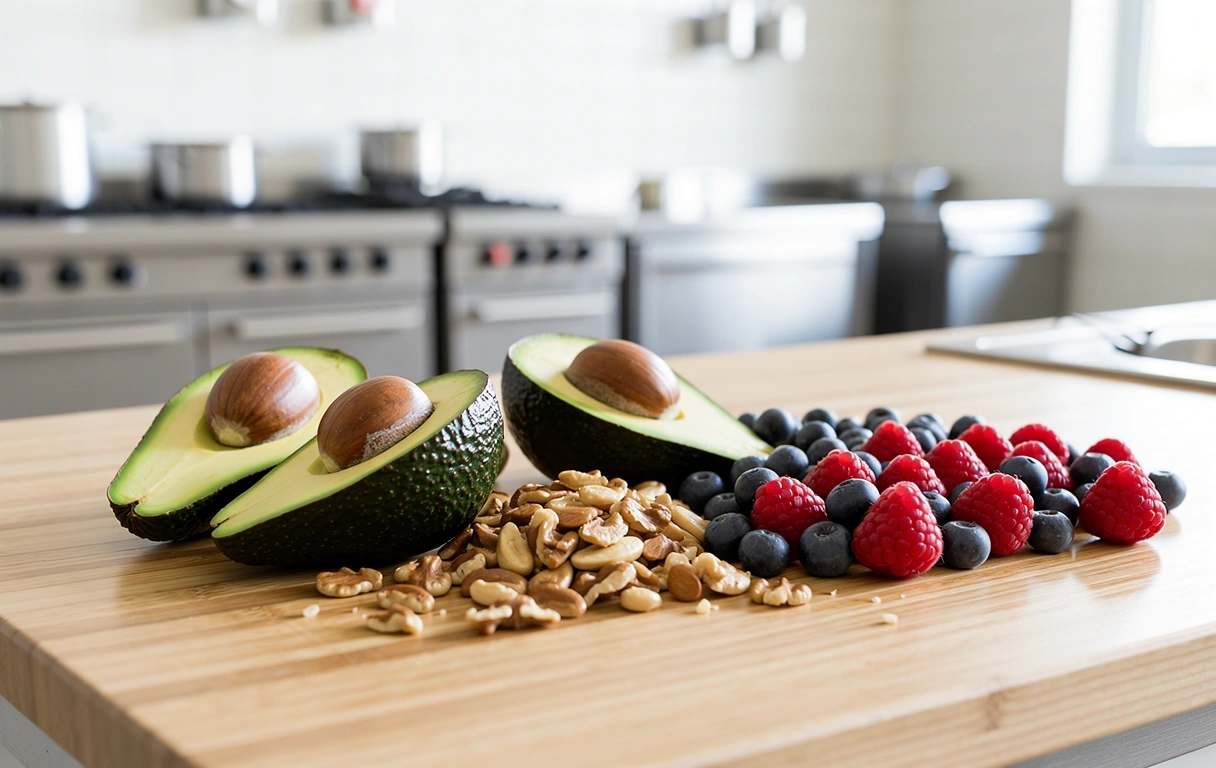 Frische gesunde Zutaten Beratung